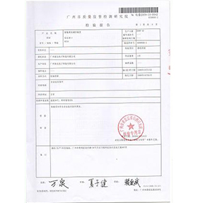 NE產品檢測報告